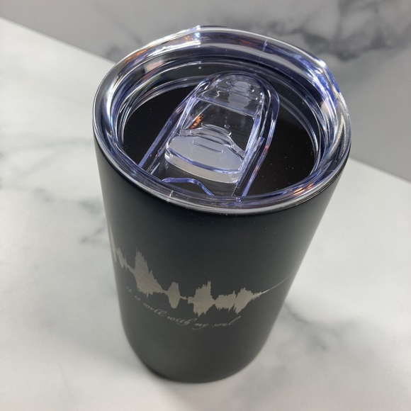 It Is Well With My Soul Soundwave 12oz Tumbler - Picture 3 of 4